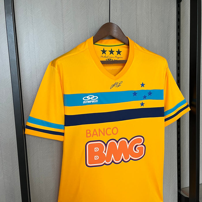 Camisa Cruzeiro Goleiro Retrô 2014/15 Amarela - Olympikus