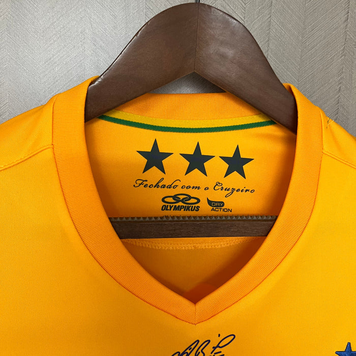 Camisa Cruzeiro Goleiro Retrô 2014/15 Amarela - Olympikus