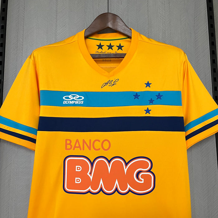 Camisa Cruzeiro Goleiro Retrô 2014/15 Amarela - Olympikus