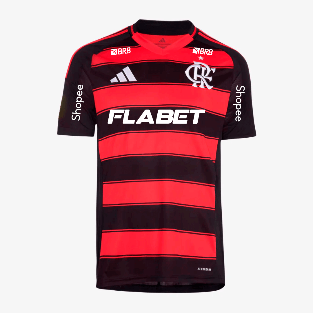 Camisa Adidas Flamengo 2025/26 I Com Patrocínios