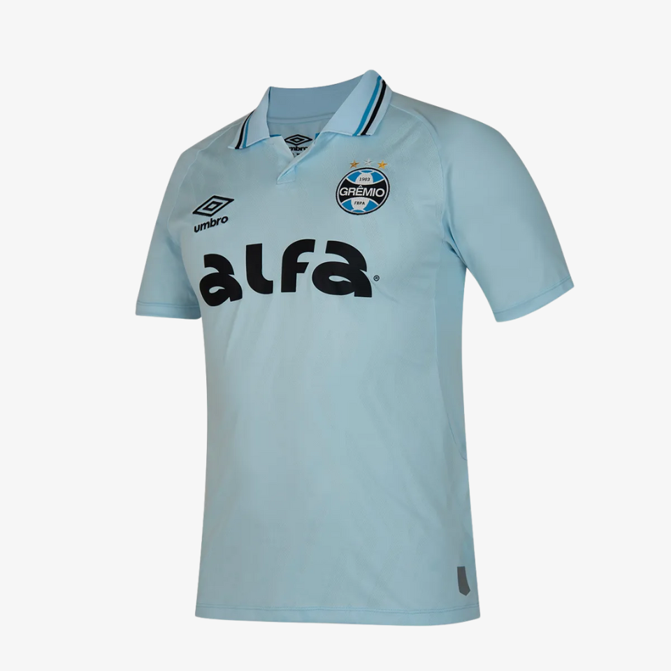 Camisa Umbro Grêmio 2025/26 II Azul Celeste