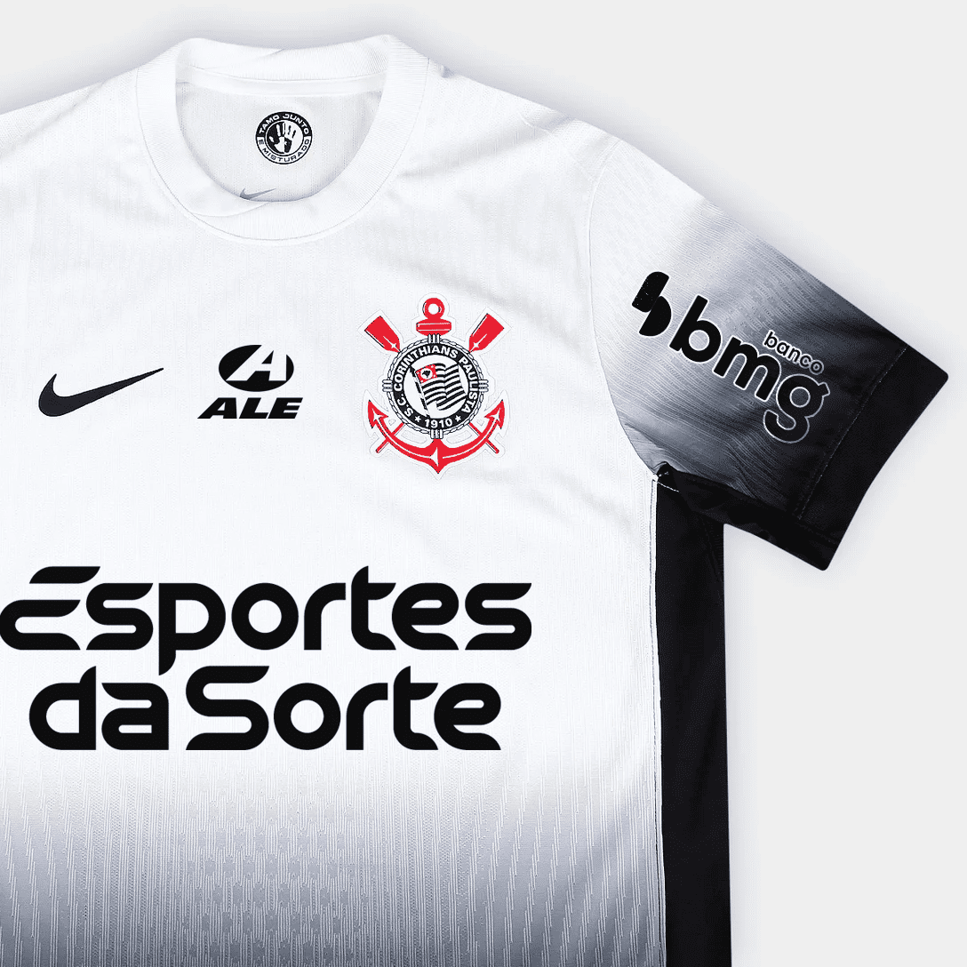 Camisa Nike Corinthians 2024/25 I Jogador Com Patrocínios