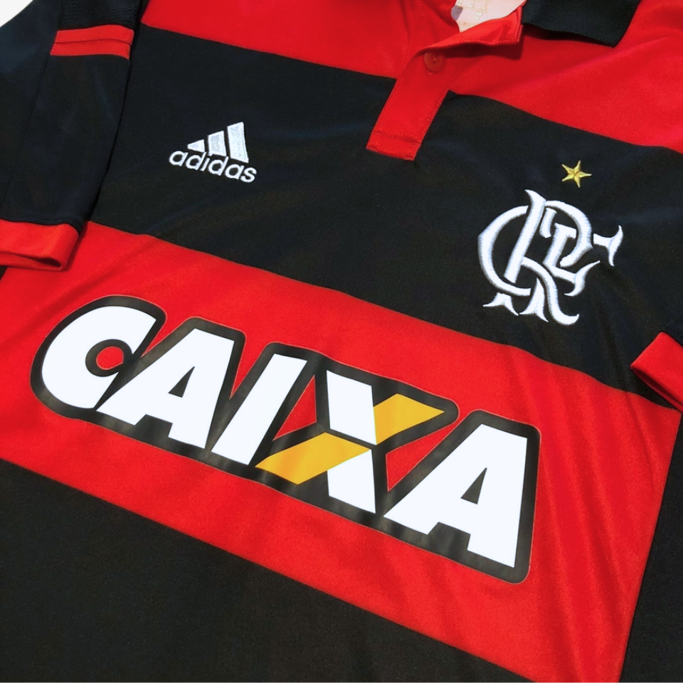 Camisa Adidas Flamengo 2014 I Retrô com Patrocinadores