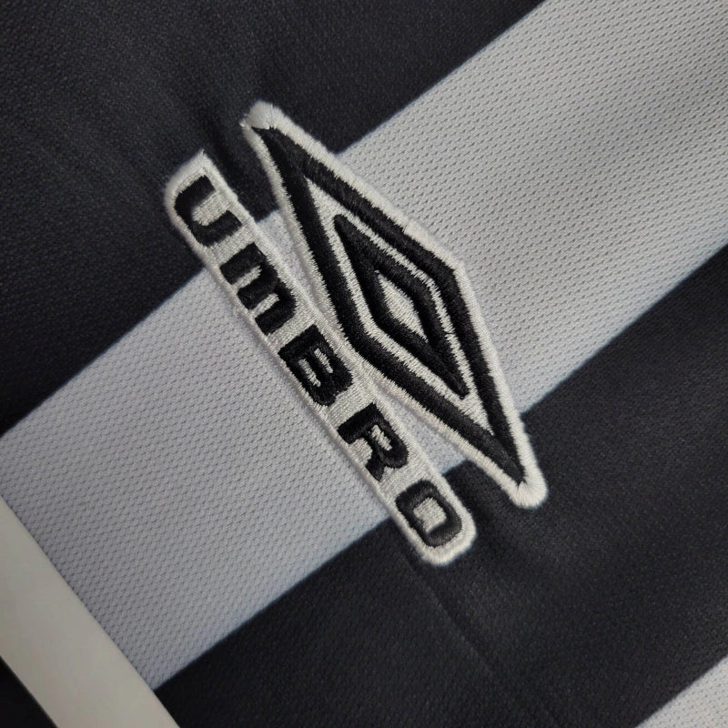 Camisa Atlético Mineiro Home Retrô 2003 Preta e Branca - Umbro