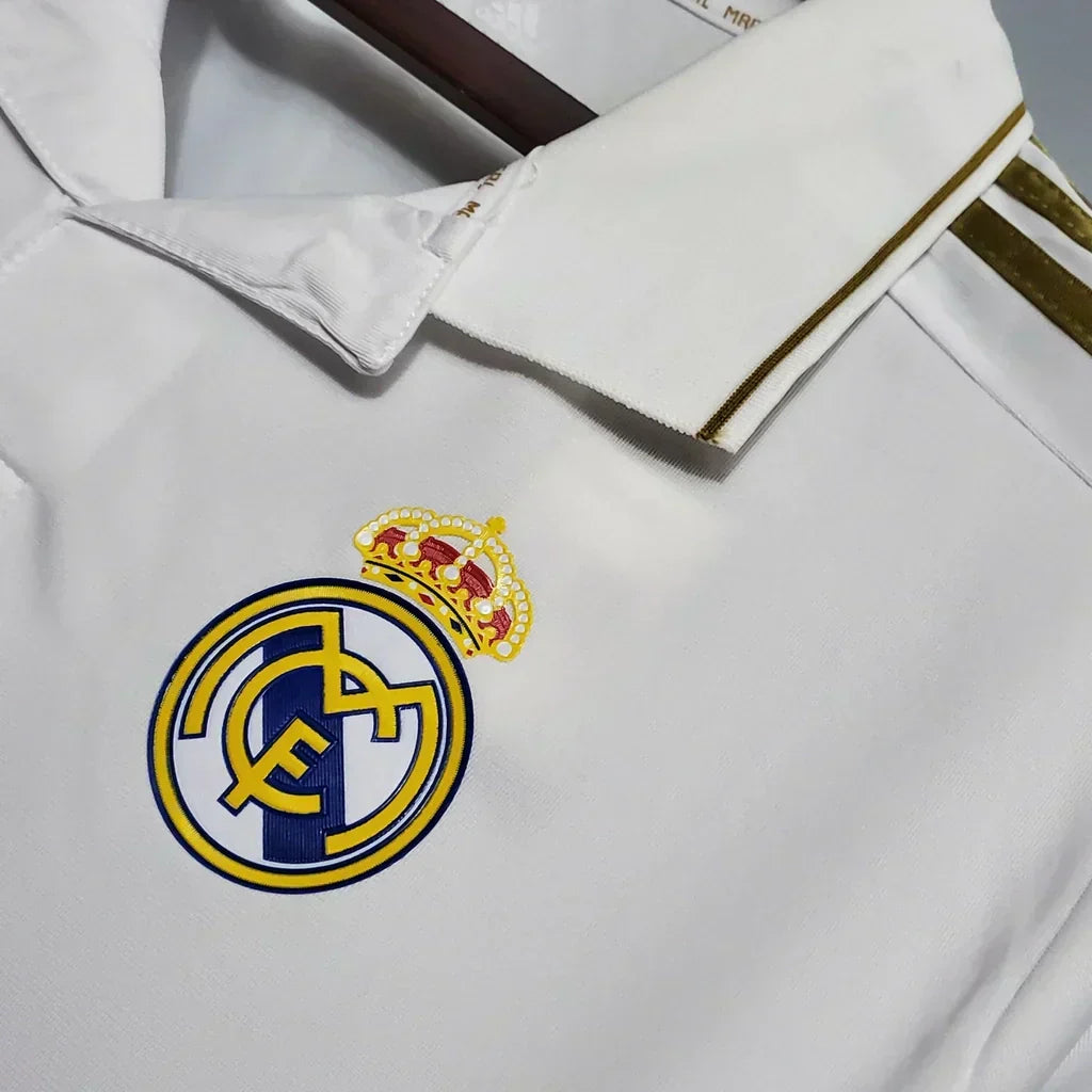Camisa Retrô Real Madrid I Home Adidas 2011/12 Masculino Branco