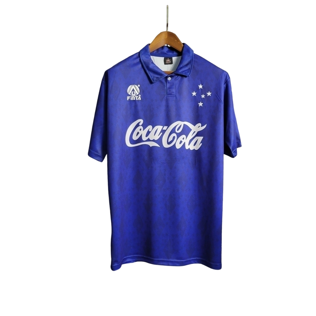 Camisa Cruzeiro Retrô 1993/94 Azul Escuro - Finta