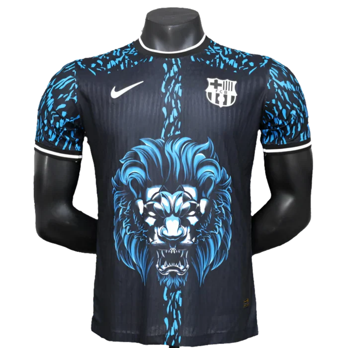 Camisa Barcelona Lion Edition 25/26 - Azul - Versão Jogador