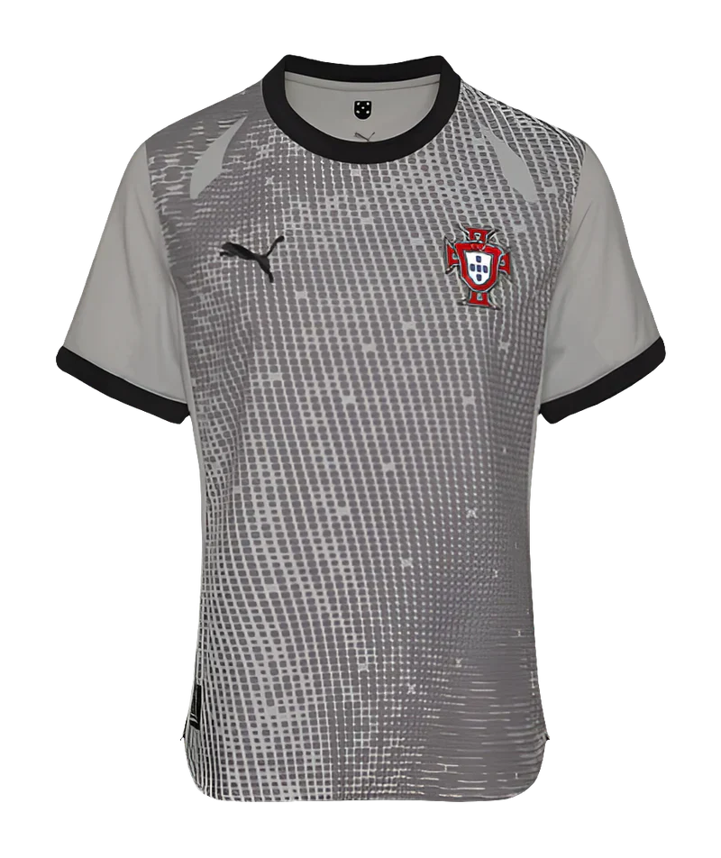 Camisa de Goleiro Portugal 25/26 - Cinza - Versão Torcedor