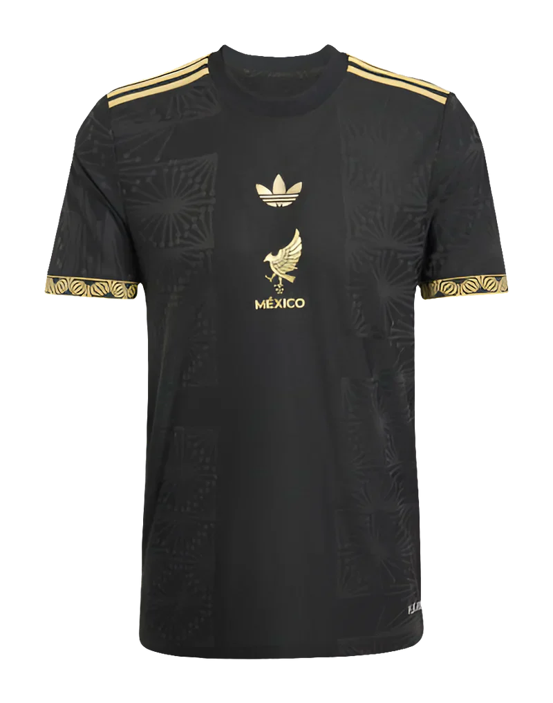 Camisa México 25/26 Gold Cup Edition - Preta - Versão Torcedor
