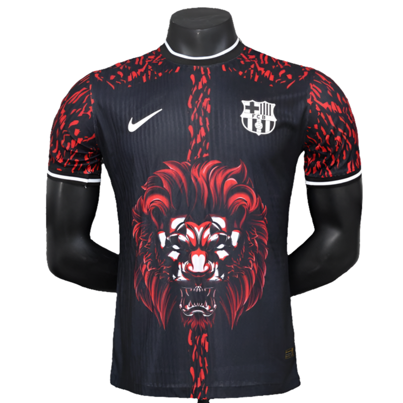 camisa-barcelona-25-26-edição-leão-vermelho-versão-jogador-1
