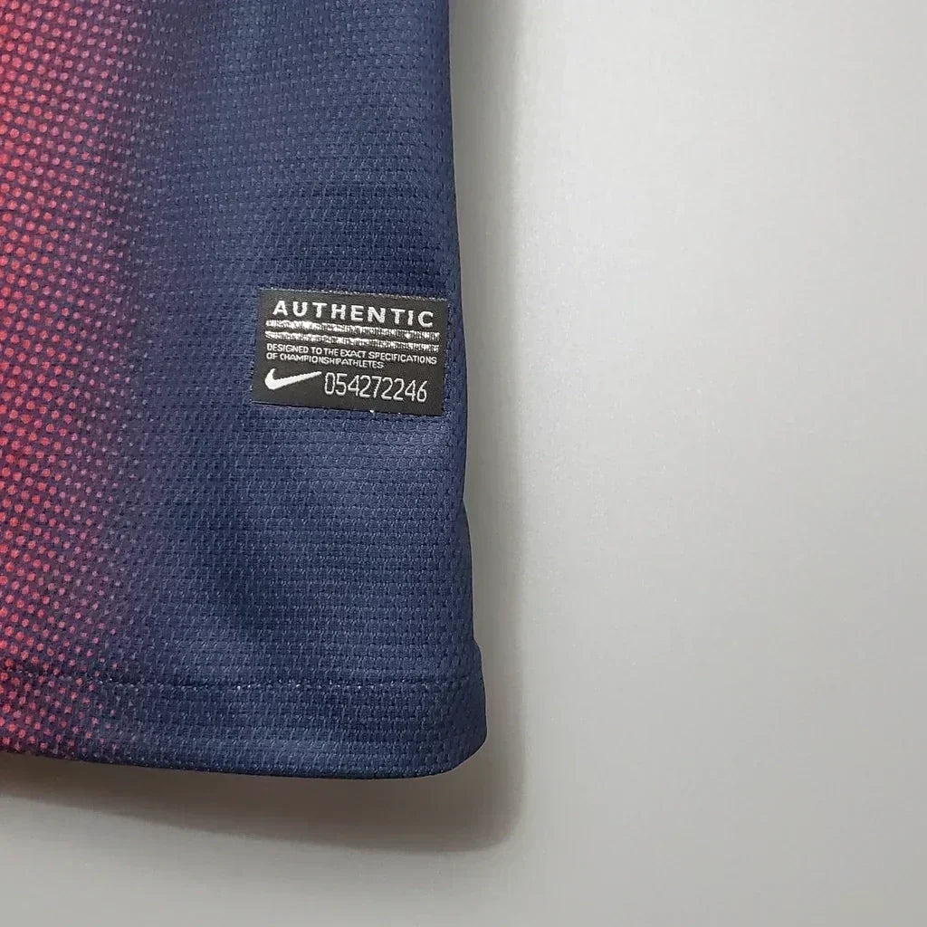Camisa Retrô Barcelona Nike 2012/13 Masculino Azul Grená