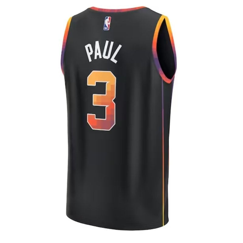 camisa-nba-chris-paul-phoenix-suns-2023-fast-break-jogador-preto-edição-de-impacto-2