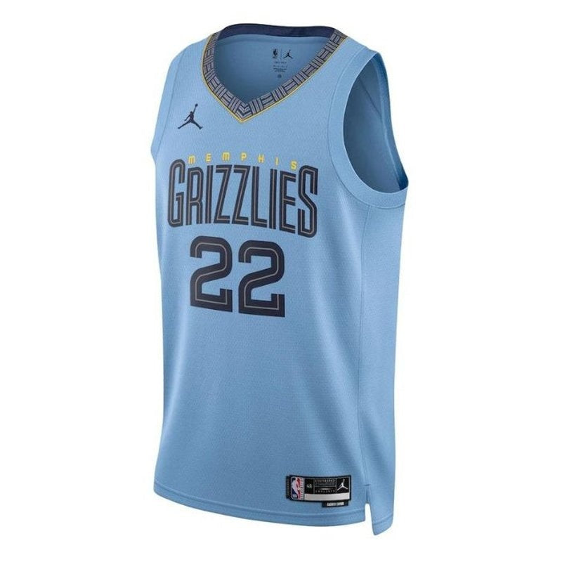 camisa-nba-desmond-bane-memphis-grizzlies-2023-edição-de-impacto-azul-claro-2