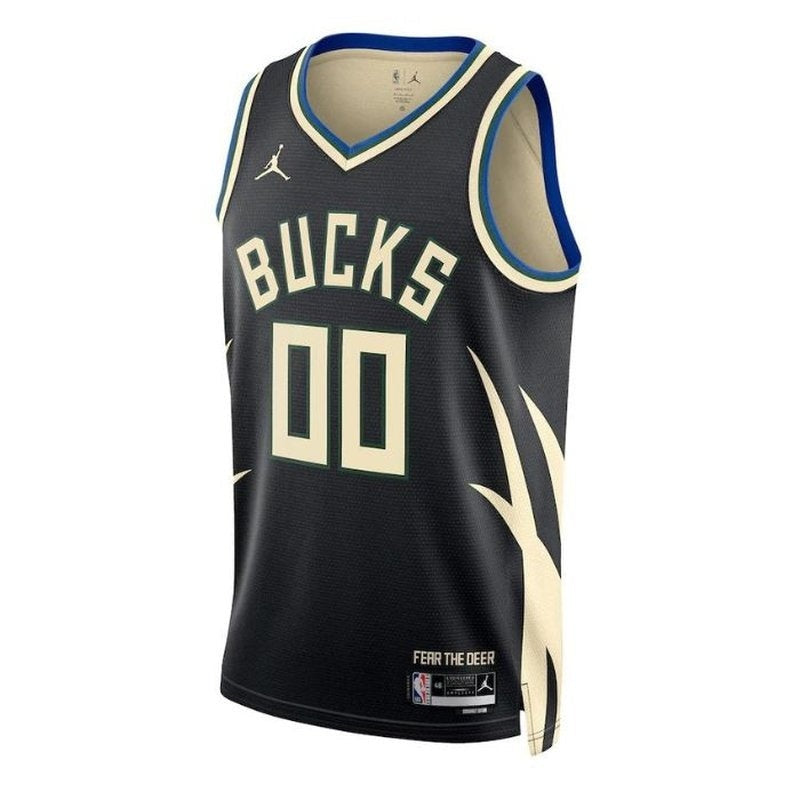 camisa-nba-milwaukee-bucks-2023-edição-de-impacto-preto-2