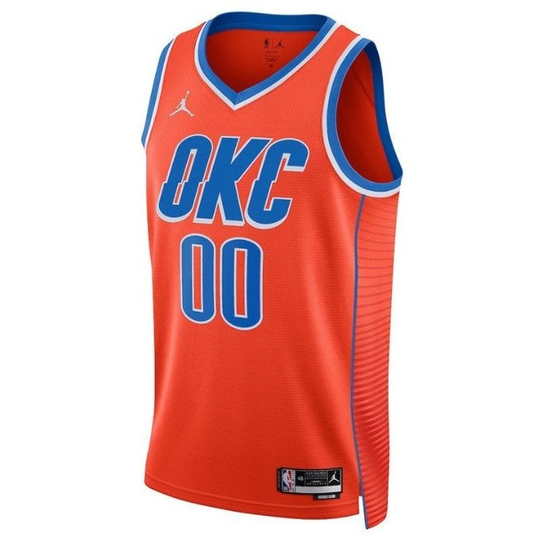 camisa-nba-oklahoma-city-thunder-2023-edição-de-impacto-laranja-2