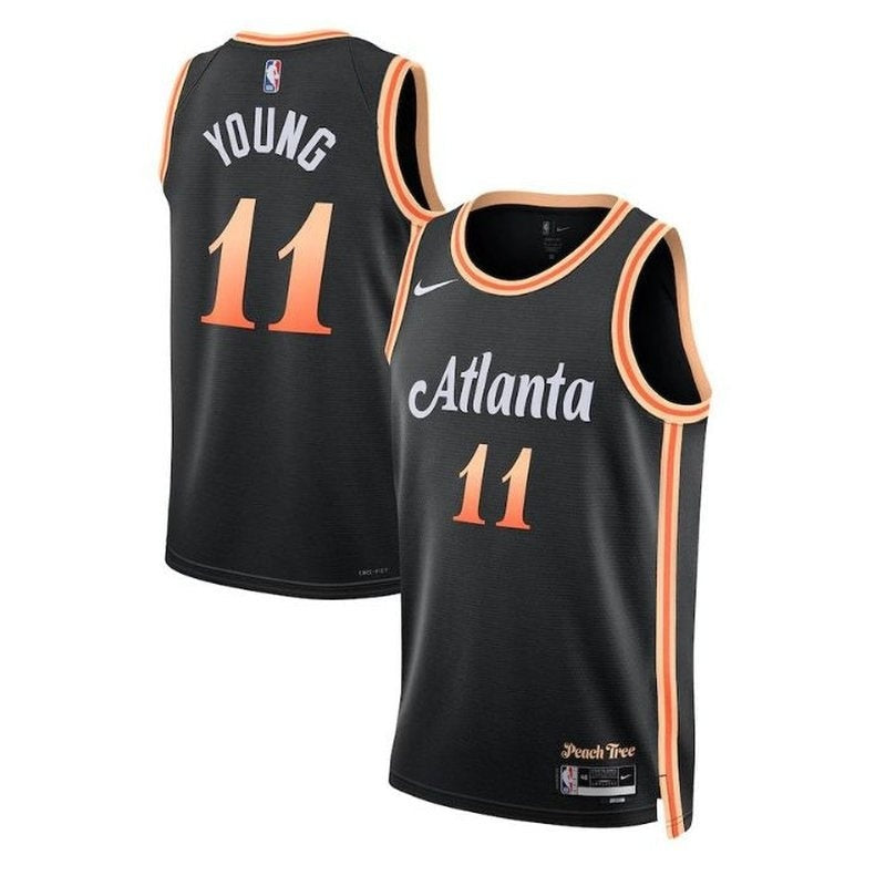 camisa-nba-trae-young-atlanta-hawks-2023-edição-cidade-preto-1