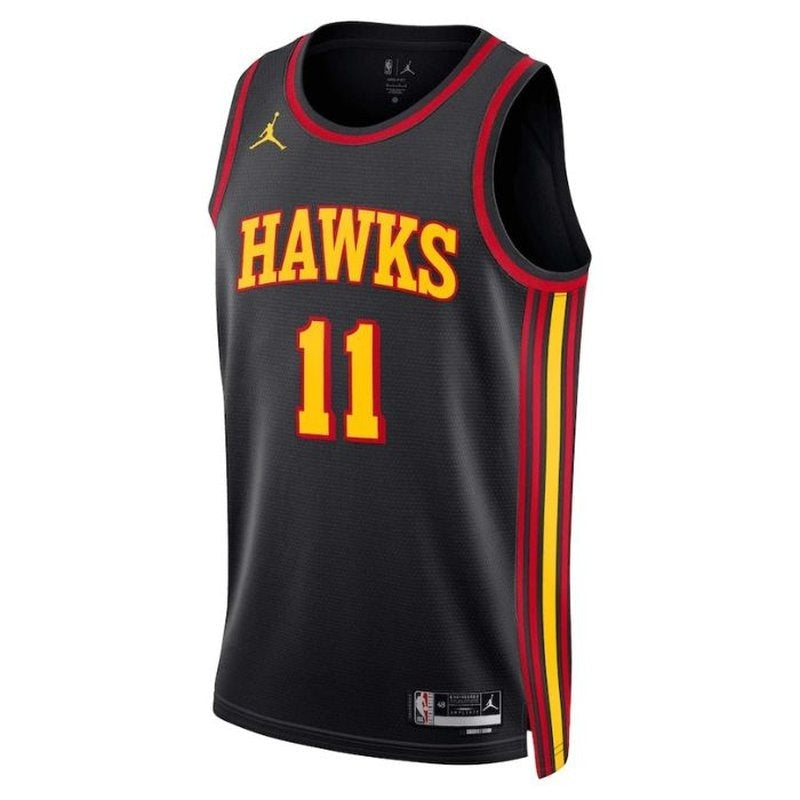 camisa-nba-trae-young-atlanta-hawks-2023-edição-de-impacto-preto-2