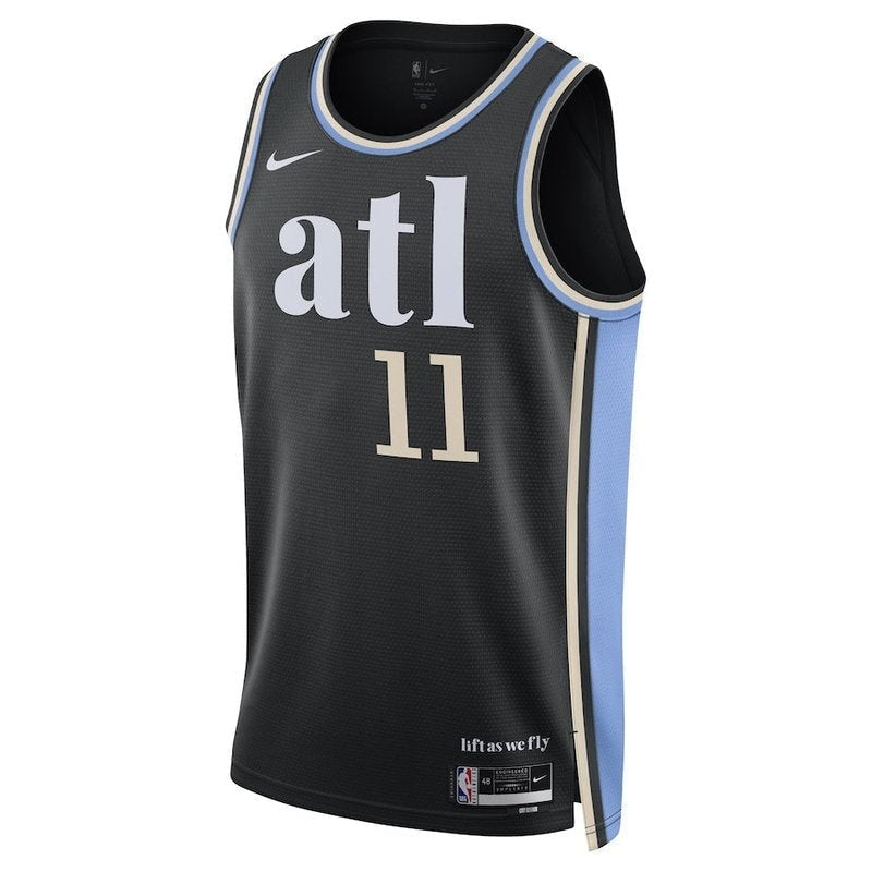 camisa-nba-trae-young-atlanta-hawks-23-24-preto-edição-cidade-2