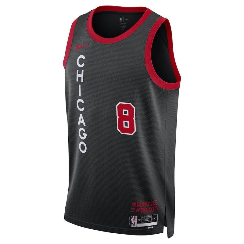 camisa-nba-zach-lavine-chicago-bulls-23-24-preto-edição-cidade-2