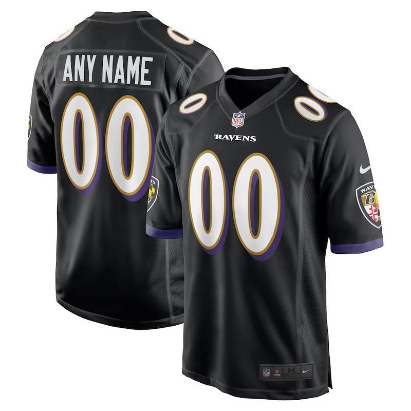 camisa-nfl-baltimore-ravens-versão-alternativa-de-jogo-preto-1