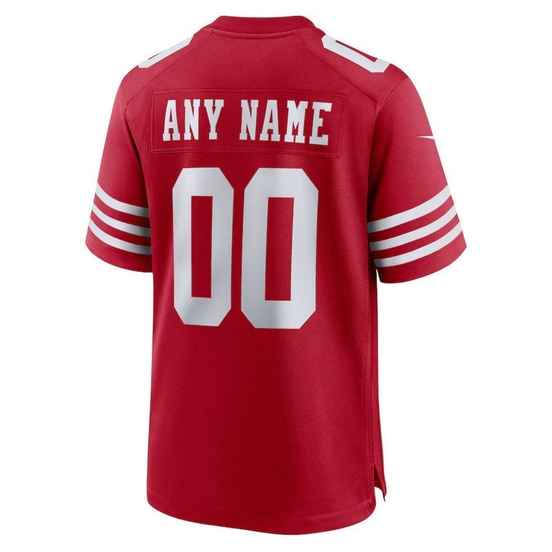 camisa-nfl-san-francisco-49ers-edição-personalizada-scarlet-3