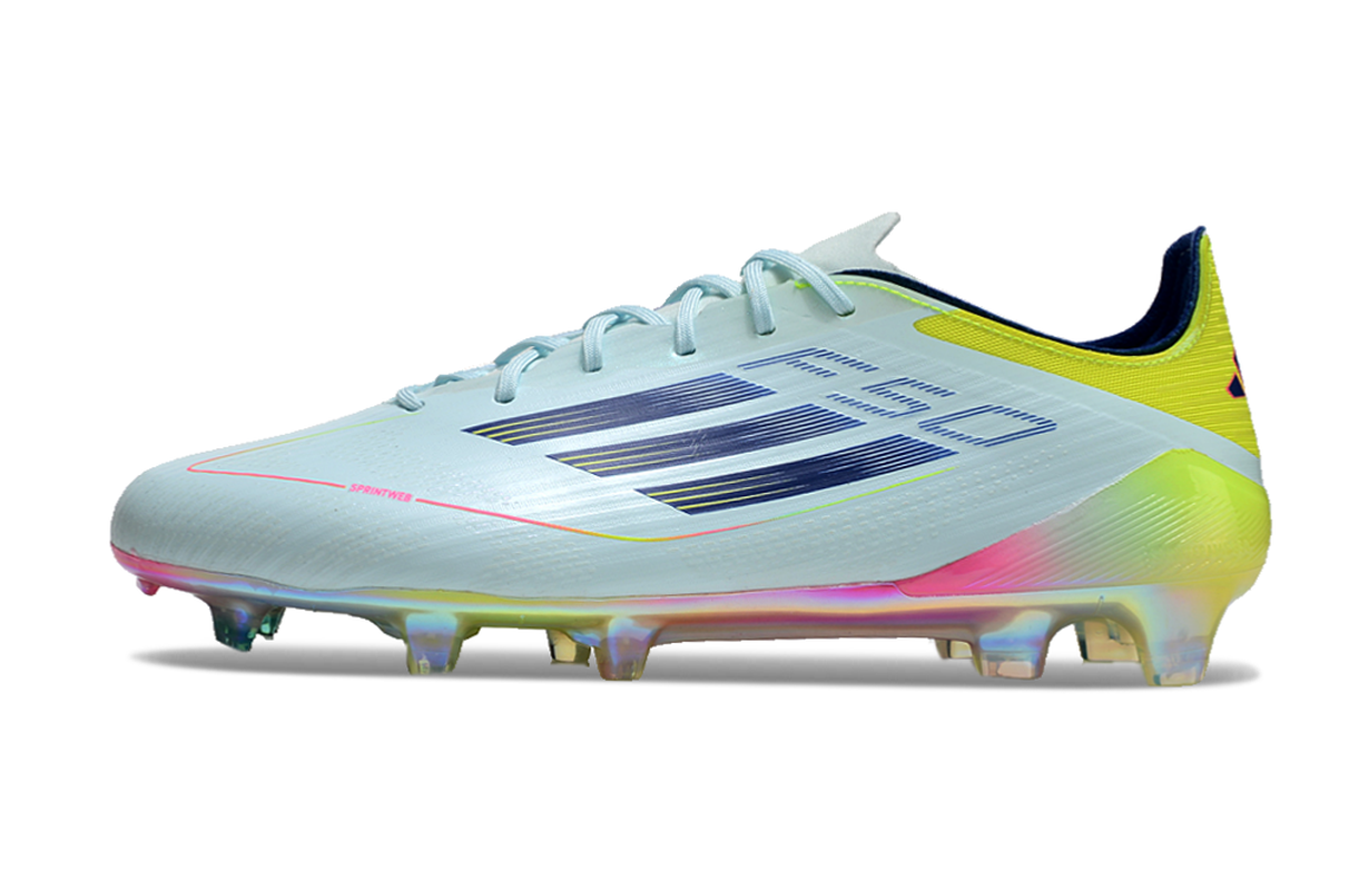 chuteira-campo-adidas-f50-fg-azul-rosa-e-amarelo-olympic-boot-pack-1