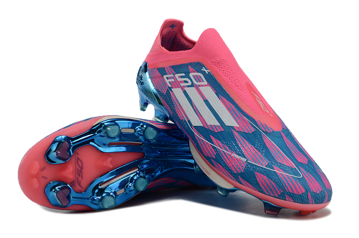 chuteira-campo-adidas-f50-ll-fg-rosa-azul-e-branca-re-emergence-pack-5