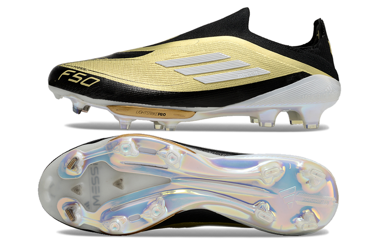 chuteira-campo-adidas-f50-ll-messi-fg-preto-e-dourado-triunfo-dorado-pack-3