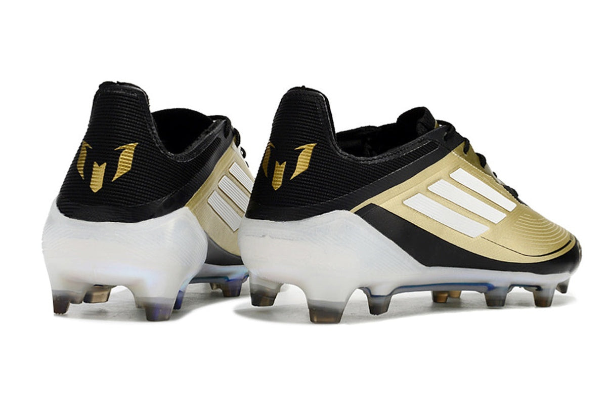 chuteira-campo-adidas-f50-messi-fg-preto-e-dourado-triunfo-dorado-pack-4
