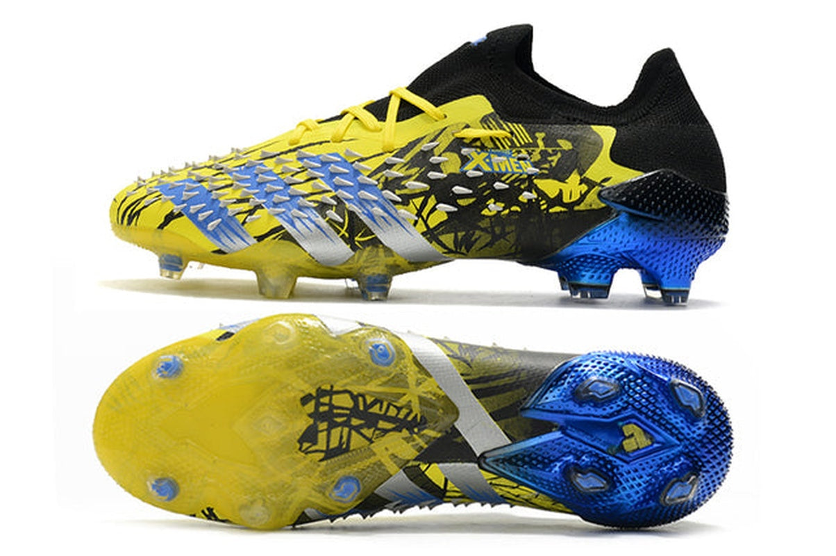 chuteira-campo-adidas-predator-freak-1-xmen-black-yellow-blue-low-1
