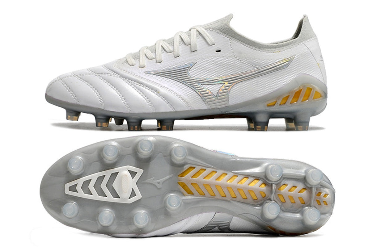 chuteira-campo-mizuno-morelia-neo-3-fg-branca-e-prata-beta-shining-7