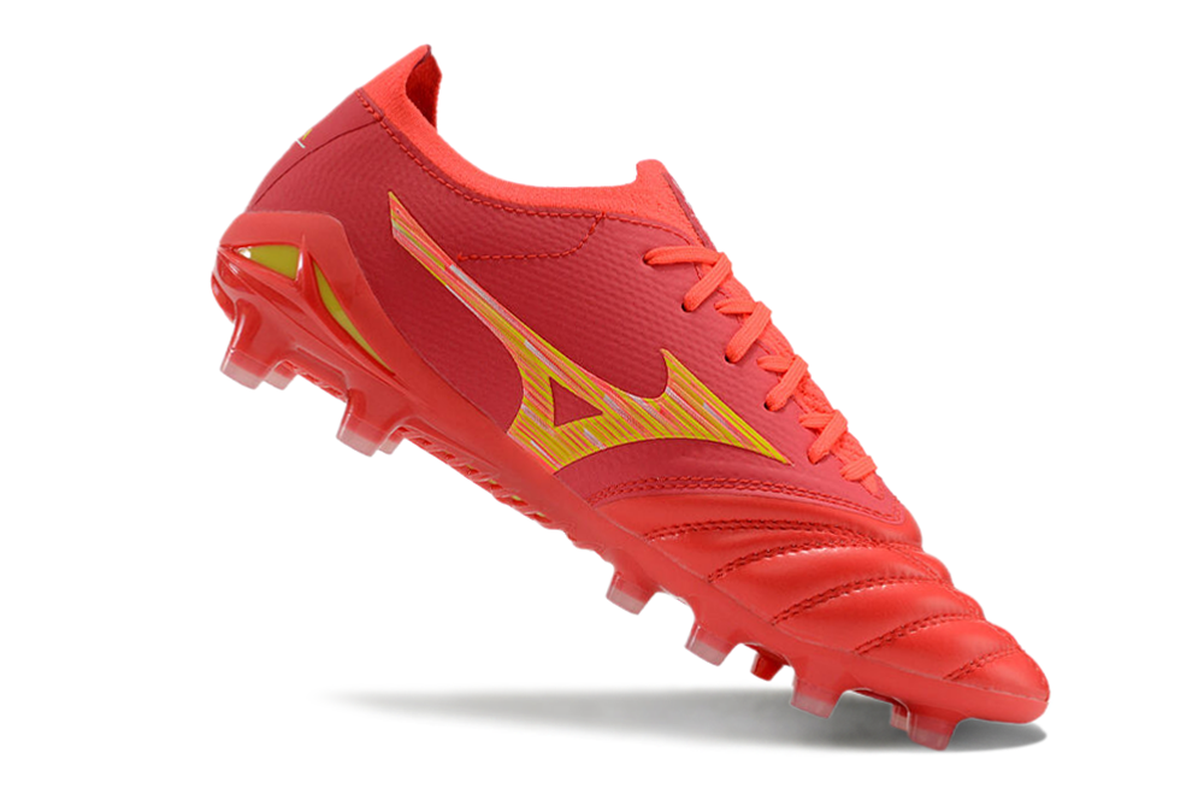 chuteira-campo-mizuno-morelia-neo-4-beta-fg-vermelha-e-dourada-release-pack-8