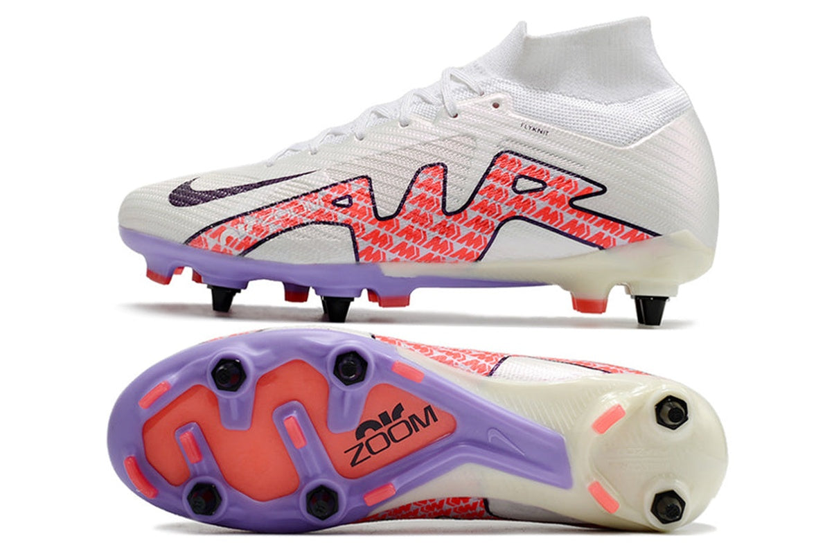 chuteira-campo-nike-air-zoom-mercurial-superfly-9-elite-trava-mista-branca-e-roxa-disruption-pack-4