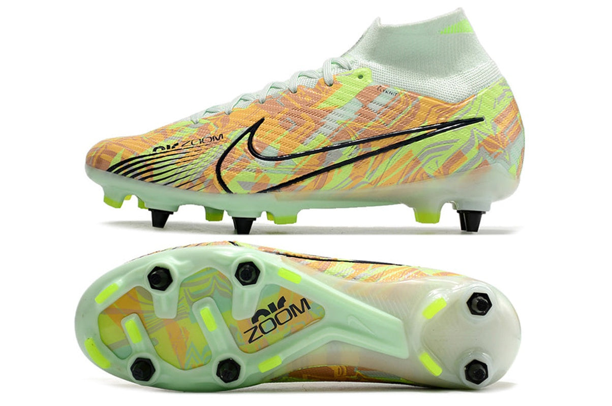 chuteira-campo-nike-air-zoom-mercurial-superfly-9-elite-trava-mista-verde-bonded-pack-4
