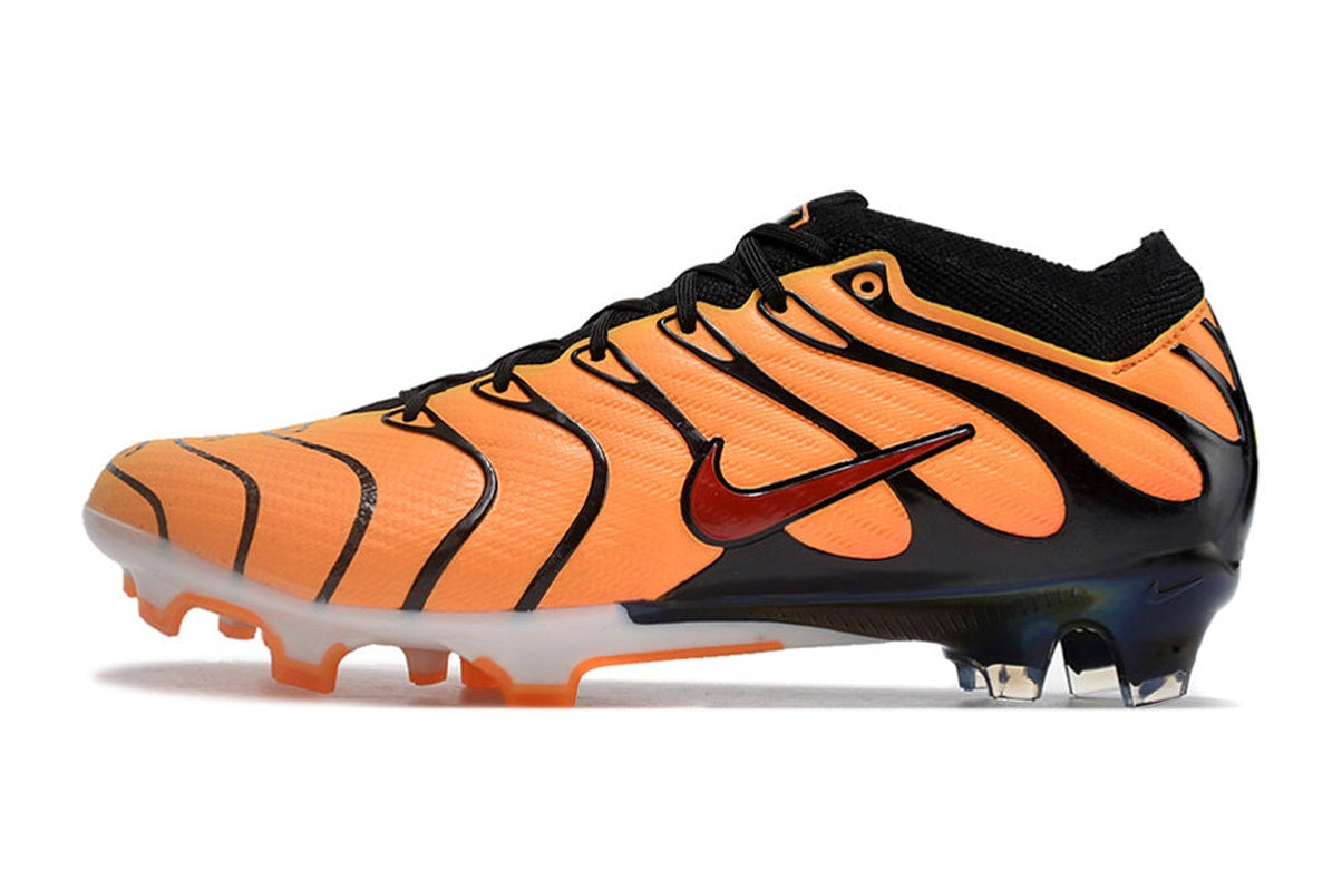 chuteira-campo-nike-air-zoom-mercurial-vapor-15-elite-fg-laranja-e-preta-air-max-plus-1