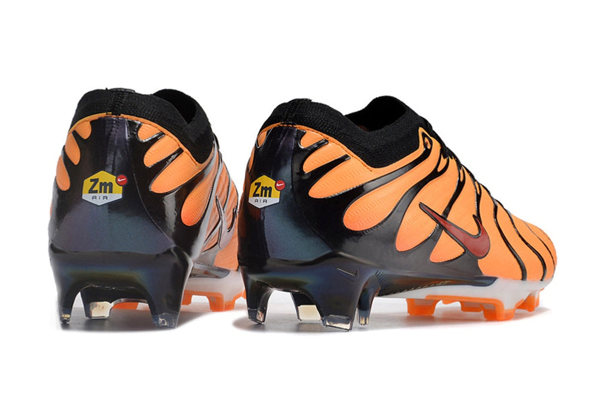 chuteira-campo-nike-air-zoom-mercurial-vapor-15-elite-fg-laranja-e-preta-air-max-plus-4