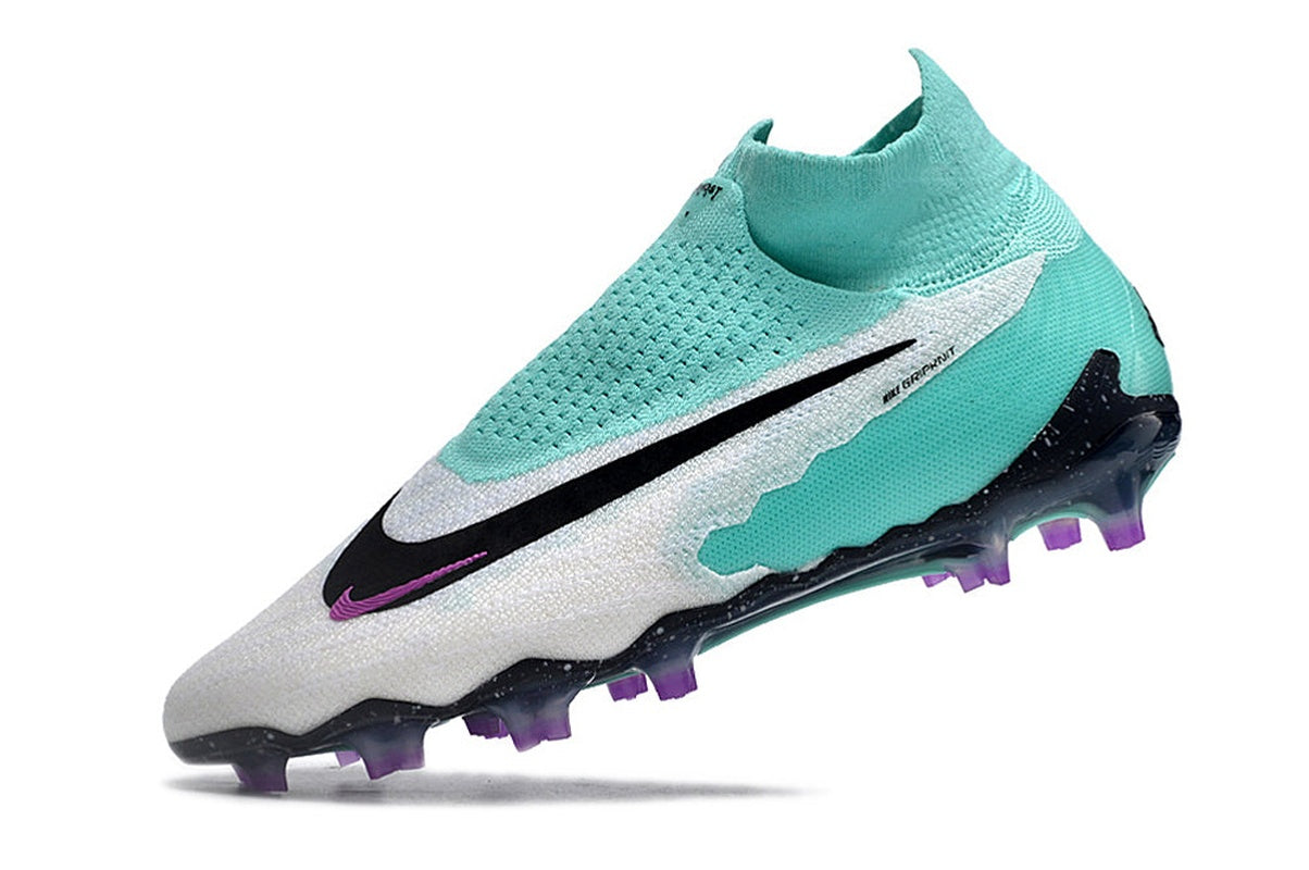 chuteira-campo-nike-phantom-gx-df-elite-fg-branca-verde-e-roxa-peak-ready-pack-7