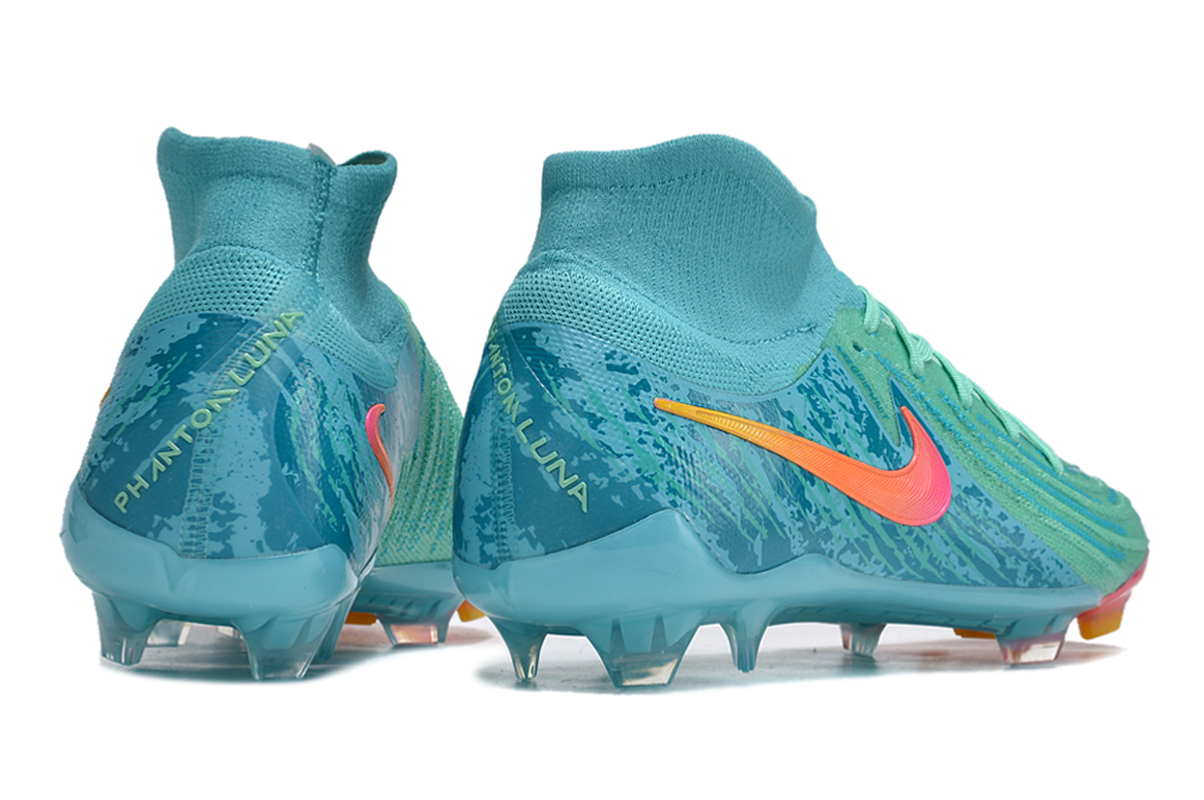 chuteira-campo-nike-phantom-luna-2-elite-fg-azul-e-verde-vortex-pack-4