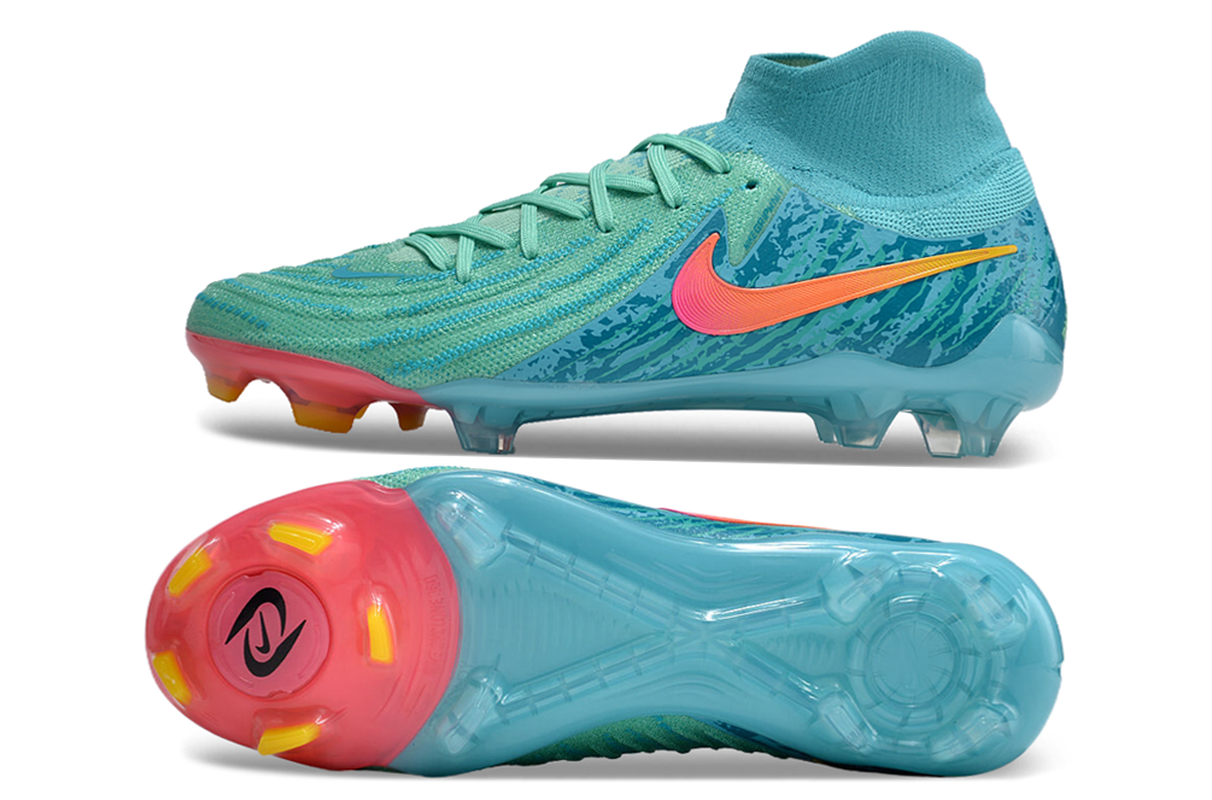 chuteira-campo-nike-phantom-luna-2-elite-fg-azul-e-verde-vortex-pack-5