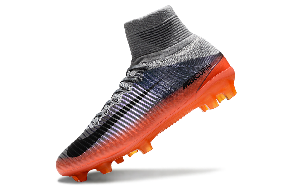 chuteira-campo-nike-retrô-mercurial-superfly-5-fg-prata-e-laranja-cr7-5