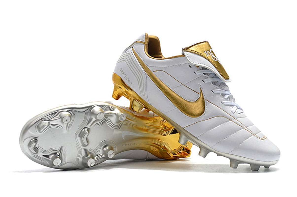 chuteira-campo-nike-retrô-tiempo-legend-7-elite-fg-branca-e-dourada-r10-5