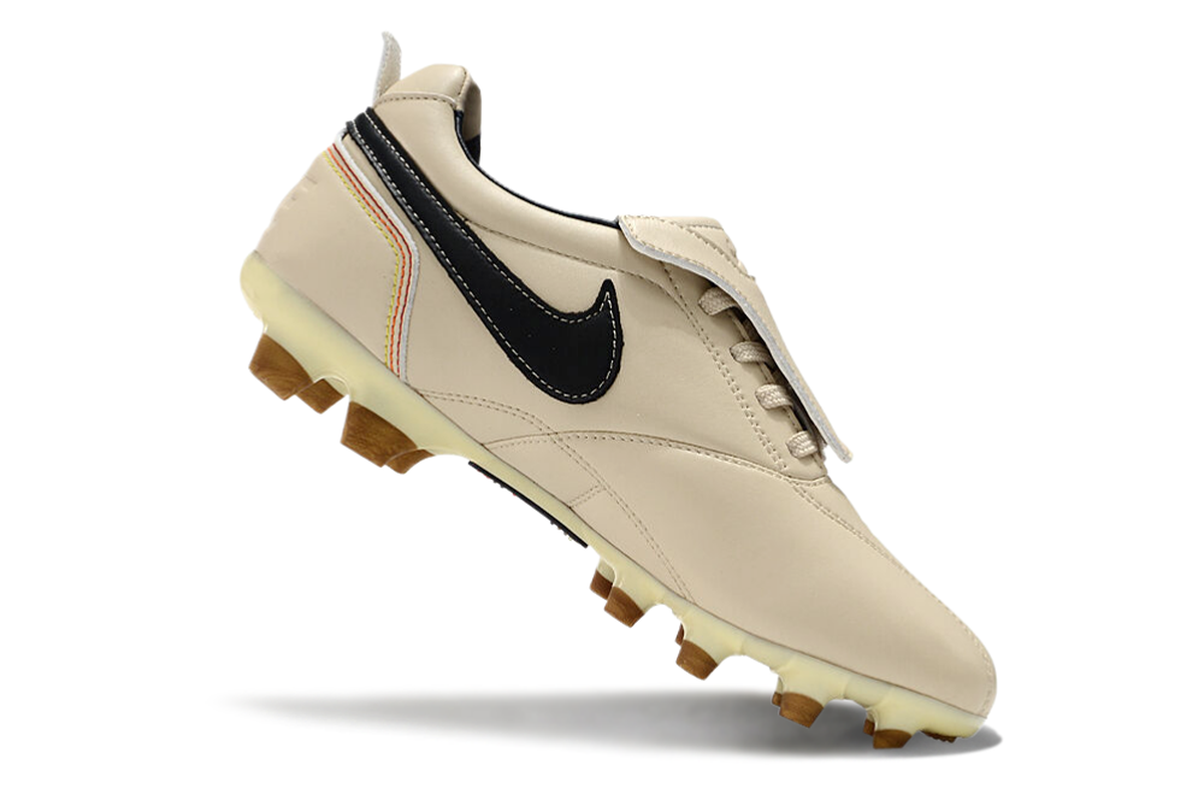 chuteira-campo-nike-retrô-tiempo-legend-r10-elite-bege-e-preta-6