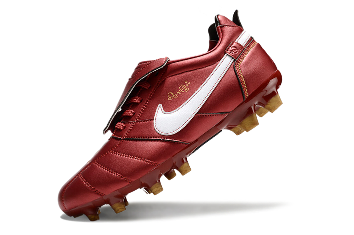 chuteira-campo-nike-retrô-tiempo-legend-r10-elite-vermelha-e-branca-5