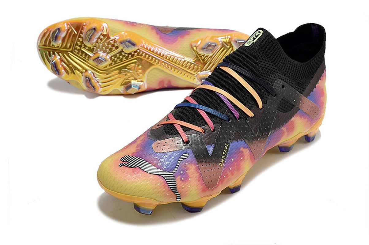 chuteira-campo-puma-future-ultimate-fg-preta-e-amarela-elements-pack-4