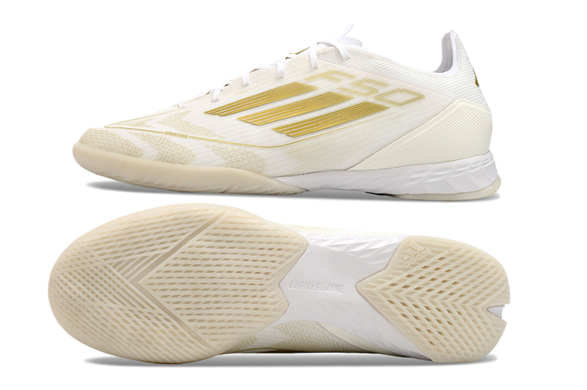 chuteira-futsal-adidas-f50-ic-branca-e-dourada-day-spark-pack-2