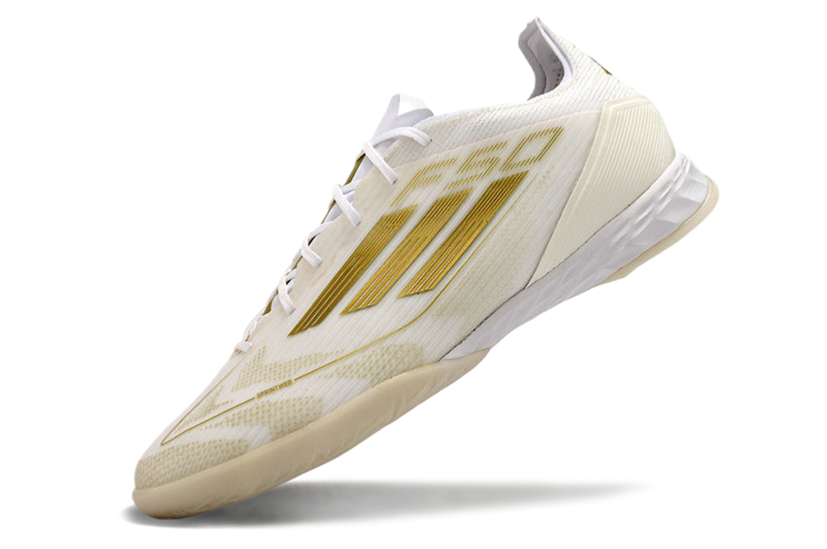 chuteira-futsal-adidas-f50-ic-branca-e-dourada-day-spark-pack-5