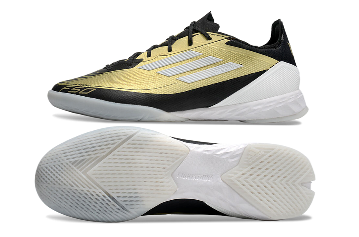 chuteira-futsal-adidas-f50-ic-dourada-e-preta-triunfo-dorado-pack-2