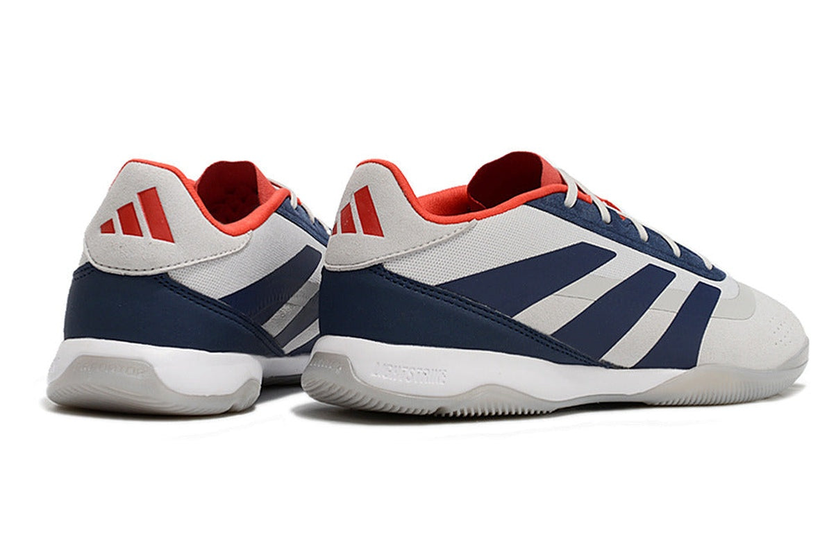chuteira-futsal-adidas-predator-24-elite-ic-prata-azul-e-vermelho-roteiro-pack-3