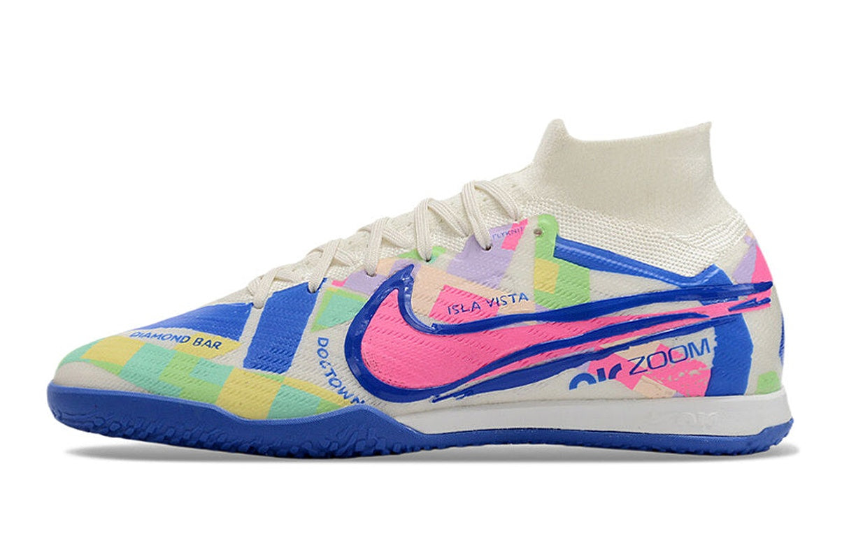 chuteira-futsal-nike-air-zoom-mercurial-superfly-9-elite-ic-branca-azul-e-rosa-socal-pack-1