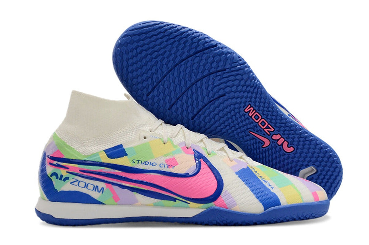 chuteira-futsal-nike-air-zoom-mercurial-superfly-9-elite-ic-branca-azul-e-rosa-socal-pack-2
